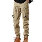 Lymio Men Cargo || Men Cargo Pants || Men Cargo Pants Cotton || Cargos for Men (Cargo 105-108) (in, Alpha, M, Regular, Khaki)