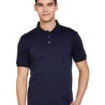 Symbol Premium Men's Super Soft Classic Polo T-Shirt: Regular Fit (SYP-A22-PL-01_Navy Blue_XL)