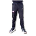 Men's Smart Tech Regular Fit Athleisure Trackpants Ultra Soft, Easy Stain Release & Anti-Static (in, Alpha, XL, Regular, Black)