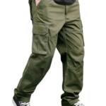 Lymio Men Cargo || Men Cargo Pants || Men Cargo Pants Cotton || Cargos for Men (Cargo-46-49) (in, Alpha, XL, Green)