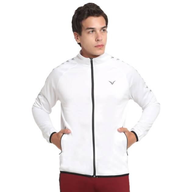 Invincible Men's Poly Classic Jacket White XX-Large