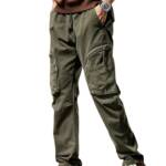 Lymio Men Cargo || Men Cargo Pants || Men Cargo Pants Cotton || Cargos for Men (Cargo-83-M) Green