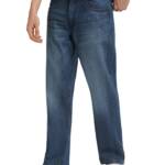 London Hills Men Regular Fit Blue Baggy Mid Rise Jeans, 36