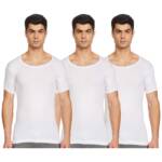 Rupa Cotton Jon Men's (Jn Regular Fit Vest Rns_White_L)