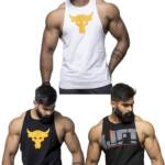 JUARI BE A GENTLEMAN Sleeveless Regular Fit Vest For Men - Set Of 3, L Multicolour