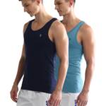 U.S. POLO ASSN. Men's Solid Regular Fit Fashion Vest (OEV03-P2_Adriatic Blue-Navy