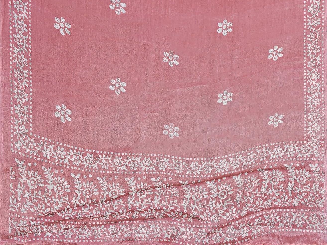 Yashika Women's Elegant Chiffon Saree with Blouse Material - Embrace Trendy Style and Timeless Elegance in this Exquisite Attire (AZ-YS-P1-UTISHA PEACH) - Image 2