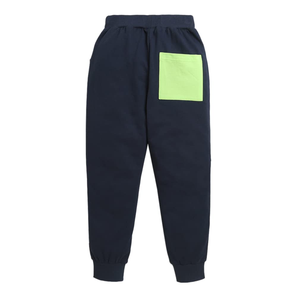 Hopscotch Boys Stripe Print JacketPant Set In Multi Color for Ages 6-7 Years - Image 5