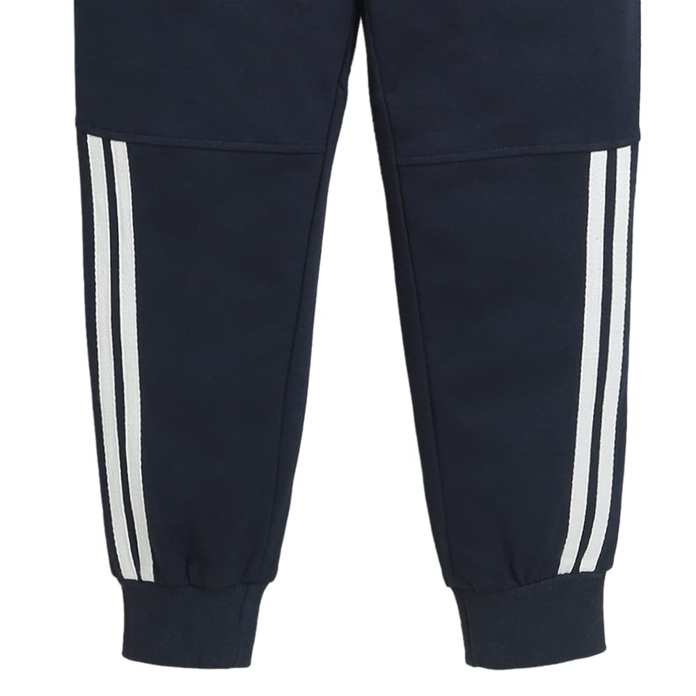 Hopscotch Boys Stripe Print JacketPant Set In Multi Color for Ages 6-7 Years - Image 4