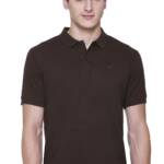 GODFREY Polo t Shirt for Man with Pocket Coffee