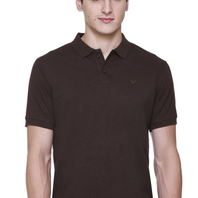 GODFREY Polo t Shirt for Man with Pocket Coffee