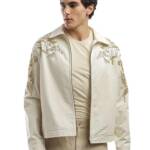 Overlays Men's Cotton Winter Wear Gilded Armor Jacket | Stylish & Comfortable Jackets for Men | White