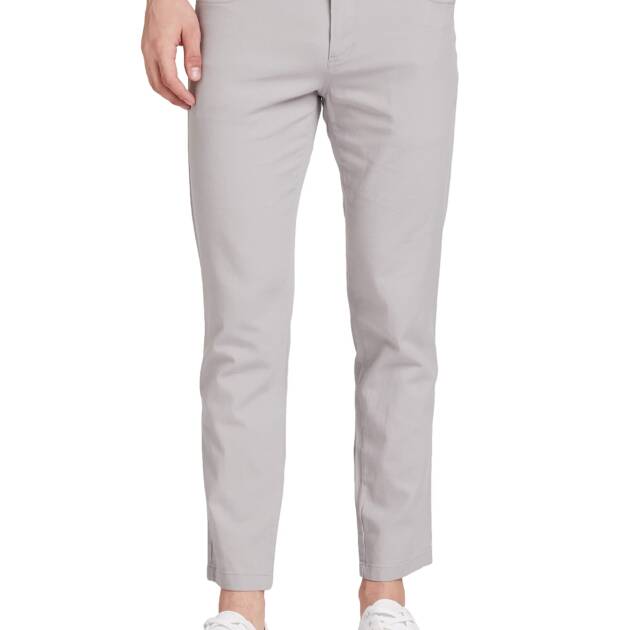 Amazon Brand - Symbol Men's Slim Fit Stretch Casual Trouser (AW-SY-MCT-1175_Light Grey_30