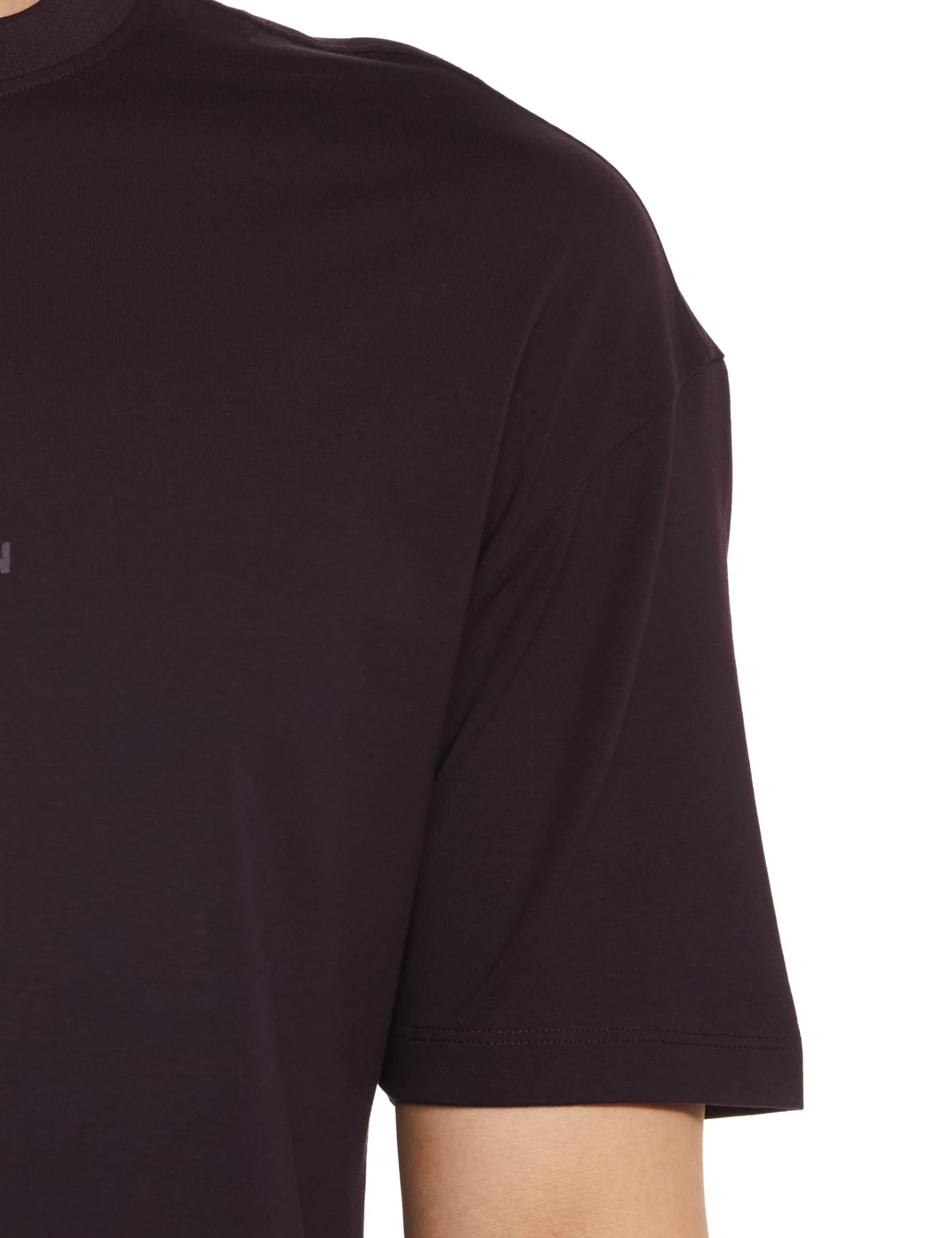 Van Heusen Men's Modern Fit T-Shirt (VDKCEDSFB53350_Wine - Image 2