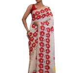 RAMSHYAM COLLECTION WOMEN'S Pure Silk Kantha Saree 89