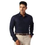 Park Avenue Slim Fit Blue Formal Shirt for Men