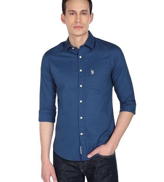 U.S. POLO ASSN. Men's Cotton Regular Fit Shirt