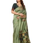 Sidhidata Women's Kanjivaram Banarasi Soft Silk Saree With Unstitched Blouse Piece (Silk Double Rose Pistaaa_Pista_Free Size)