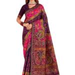 VASTTRAM Women's Pashmina Original Royal Rajwadi kanchipuram Kanjivaram Banarasi Zari Silk Desinger Saree With Blouse Piece (color-1.8)
