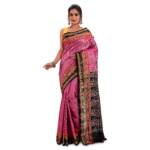 PRANTIKA Women's Odisha Khandua Silk Sambalpuri Sanchipaar Nuapatna Ikkat Saree